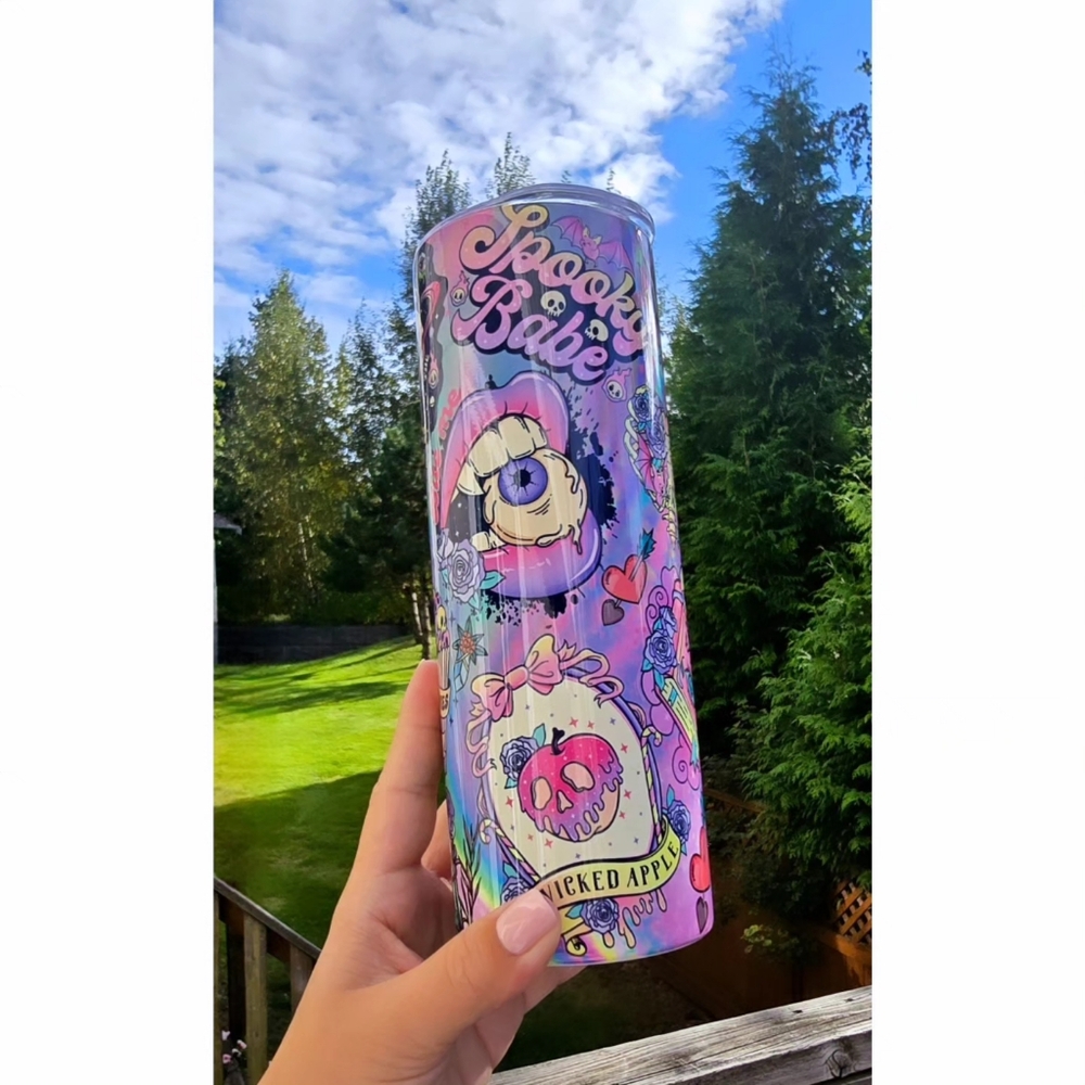 20oz spooky tumbler